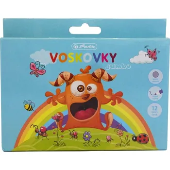 Pastelka Voskovky jumbo příšerka, 12 ks