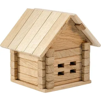 Stavebnice Stavebnice dřevěný dům 37 dílků