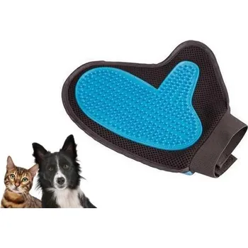 Péče o srst a drápky Vyčesávací rukavice na srst - palcová