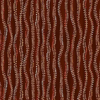 MAKOWER UK Látka bavlna v metráži se zlatým efektem 161V