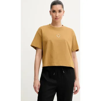 Tričko s příměsí lnu Picture Hampy WTS0570 žlutá 10A, vel. XS