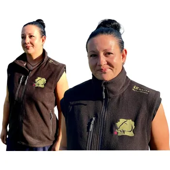 Pánská vesta LK Baits vesta Exit Fleece unisex černá vel.2XL