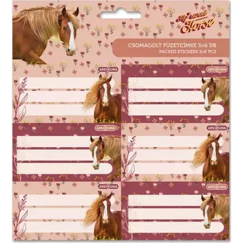 Školní batoh Ars Una Jmenovky na sešity My Sweet Horse