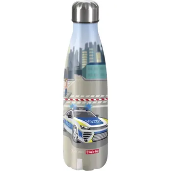 Láhev Izolovaná láhev na pití z nerezové oceli 0,50 l, Police Car Cody