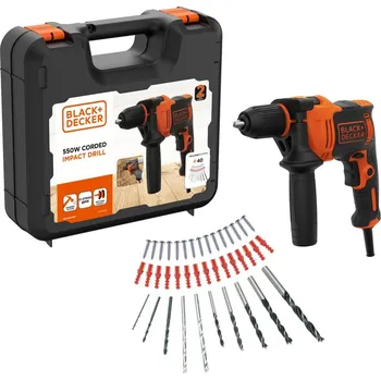 Black & Decker BEH550A40K Příklepová vrtačka 550W