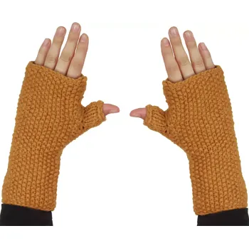 Rukavice Vlněné bezprstové rukavice Ginevra Yellow