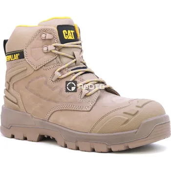 Pracovní obuv Caterpillar pánská kožená kotníková pracovní obuv Striver XL S7 FO SC HRO béžová 41