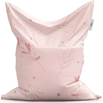 Sedací pytel Sablio Sedací vak Růžové lístky - 200x140 cm