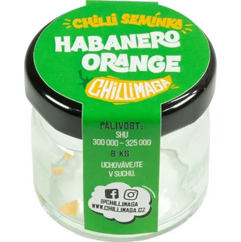 Semeno ChilliMaga Semínka chilli papriček Habanero Orange 8 ks