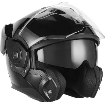 Helma na motorku Přilba SPINNER, NOX PREMIUM (černá) 2026 M