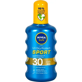 Přípravek na opalování Nivea Sun Sport sprej na opalování SPF 30, 200 ml