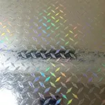 Samolepka na auto Diamond Plate mini holographic silver PRIME, stříbrná folie s holografickým efektem (61 x 150 cm) NÁLEPKA, FÓLIE, POLEPY, TUNING, VLASTNÍ TEXT, TISK, AUTOSAMOLEPKY.cz, SAMOLEPKY, OBRÁZEK, LOGO, VÝROBA, PRODEJ