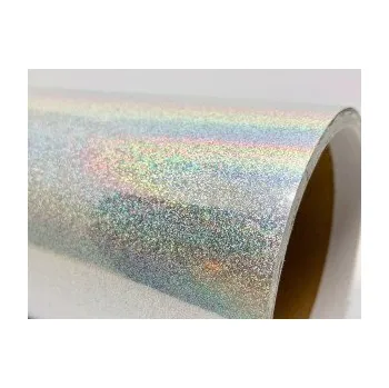 Polep vozidla SAMOLEPKA Fantasy holo gliter silver PRIME, stříbrná folie s holografickým efektem (61 x 300 cm) NA AUTO, NÁLEPKA, FÓLIE, POLEP, TUNING, VLASTNÍ TEXT, TISK, AUTOSAMOLEPKY.cz, POLEPY, OBRÁZEK, LOGO, SAMOLEPKY