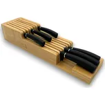 usporadejto.cz Stojánek na nože, organizér do šuplíku - na 14 nožů, bambusový MAESTRO 45 x 11,5 x 8,5 cm