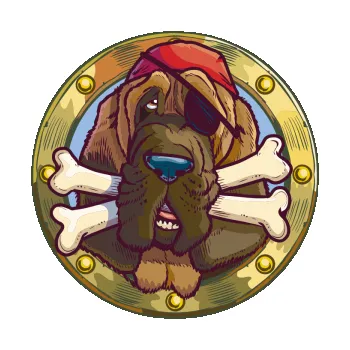 Samolepicí dekorace na vozidlo Barevný pes 035 pravá baset pirát (5 x 5) SAMOLEPKA NA AUTO, NÁLEPKA, FÓLIE, POLEP, TUNING, VLASTNÍ TEXT, TISK, AUTOSAMOLEPKY.cz, POLEPY, OBRÁZEK, LOGO, 3D STICKERS