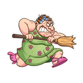 Samolepicí dekorace na vozidlo Barevná žena 001 pravá rozzuřená babka (10 x 7,8) SAMOLEPKA NA AUTO, NÁLEPKA, FÓLIE, POLEP, TUNING, VLASTNÍ TEXT, TISK, AUTOSAMOLEPKY.cz, POLEPY, OBRÁZEK, LOGO, 3D STICKERS