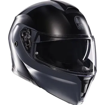 Helma na motorku AGV STREETMODULAR E2206 MPLK RESIA MATT BLACK/GREY vel. M