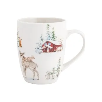 KUBEK BARYŁKA NBC 340 ML DEK. ZIMA W LESIE