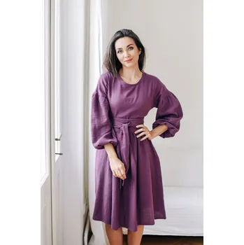 Dámské šaty Mušelínové šaty Coco borůvkové Velikost: S