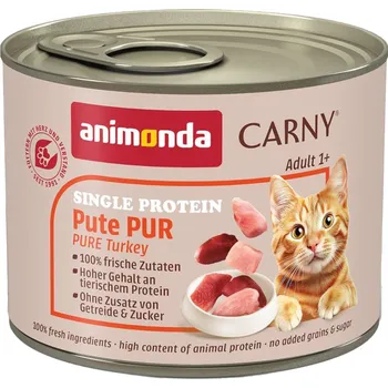 Pro kočku 24x200g animonda Carny Single Protein Adult - čistě krůtí