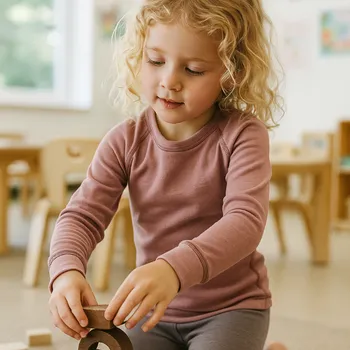 Dětský overall TERMOVEL Dětský set BABY PCE ROSE starorůžová/šedá VELIKOST: 100