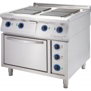 Vařič ALBA E-C-4/700 Elektrický sporák – 4 plotýnky Vařidlová část