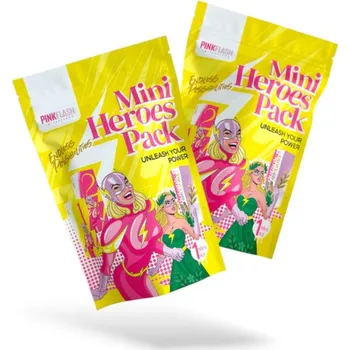 Péče o řasy a obočí Pink Flash Switzerland Mini Heroes Pack ORGANIC sada na laminaci řas a obočí – 3 × 5 ml (krok 1 + krok 2 + Botanic)