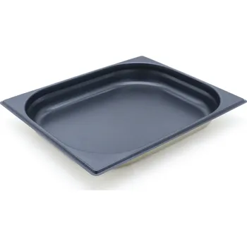 Dóza na potraviny Gastronádoba 1/2 GN – nepřilnavá – hloubka 4 cm – 32,5 x 26,5 cm – ocel