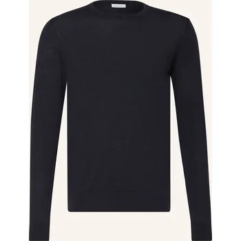 Pánský svetr Seidensticker Pánský Svetr Z Merino Vlny, tmavě modrá, L