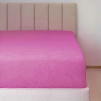Prostěradlo Dětské froté prostěradlo tmavě růžové 12 Velikost: Prostěradlo 60/120 cm N