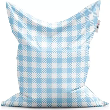 Sedací pytel Sablio Sedací vak Čtvercový vzor - 200x140 cm