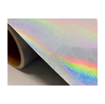 Polep vozidla SAMOLEPKA Fantasy holo gliter silver PRIME, stříbrná folie s holografickým efektem (61 x 250 cm) NA AUTO, NÁLEPKA, FÓLIE, POLEP, TUNING, VLASTNÍ TEXT, TISK, AUTOSAMOLEPKY.cz, POLEPY, OBRÁZEK, LOGO, SAMOLEPKY