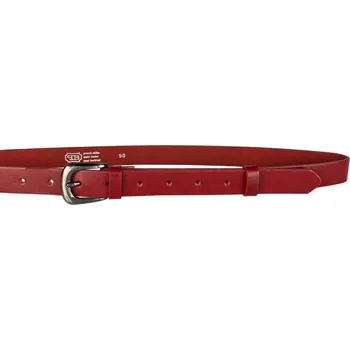 Opasek PENNY BELTS Kožený opasek 2504-93 červený - 80 cm