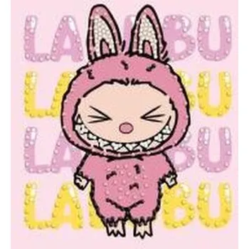 Set školních potřeb Diamentowa mozaika - Ona Labubu 15x20cm