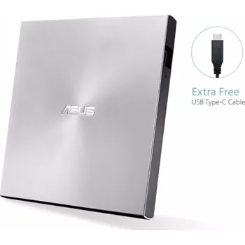 Mechanika ASUS SDRW-08U9M-U stříbrná ultraslim DRW USB-C/A