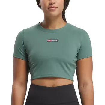 Dámské tričko Triko Reebok LUX BOLD CROP TEE 100076117 Velikost L