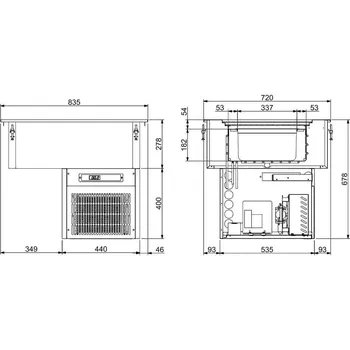 Zmrzlinovač Vestavný distributor zmrzliny CS 7495A 011