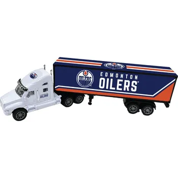Puk mojo licensing Kamion Edmonton Oilers NHL 18-Wheeler Big Rig Truck White