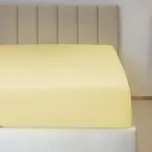Jiří Polášek Napínací prostěradlo JERSEY s LYCROU žluté č. 4 Velikost: 200x220 na výšku 23-26 cm