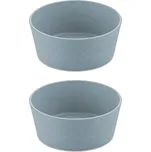 Koziol Miska CONNECT, 890 ml, 2 kusy, KOZIOL, nature flower blue