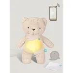 MyHummy MEDVÍDEK beige 7 v 1 s APP DUO (s termoforem) - usínáček mazlíček vydávající bílý šum