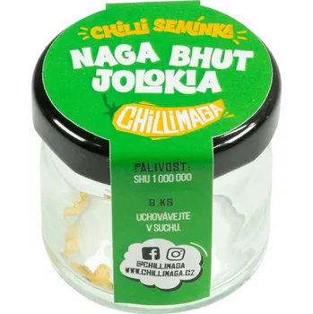 Semeno ChilliMaga Semínka chilli papriček Naga Bhut Jolokia 8 ks