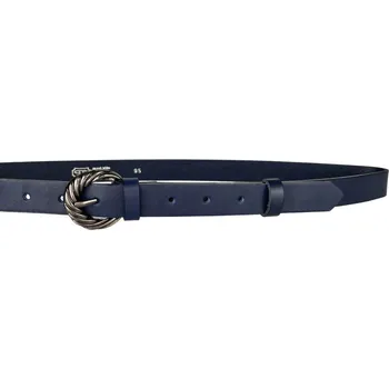 Opasek PENNY BELTS Kožený opasek 2505-56 modrý - 85 cm