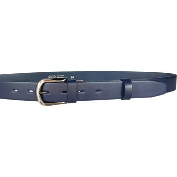 Opasek PENNY BELTS Kožený opasek 30-199-56 modrý - 90 cm