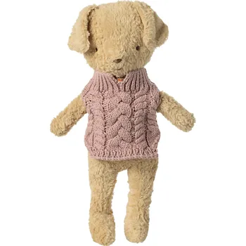 plyšák MAILEG Svetr pro pejska - Dark rose S25