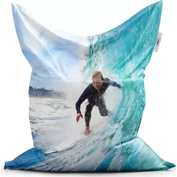 Sedací pytel Sablio Sedací vak Surfař na vlně - 200x140 cm