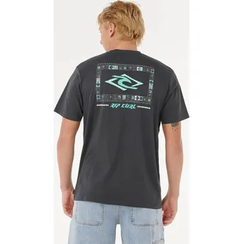 triko RIP CURL Legacy WASHED BLACK velikost oblečení XL