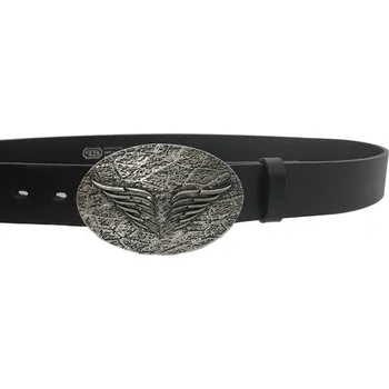 Opasek PENNY BELTS Kožený opasek 97-60 černý - 85 cm