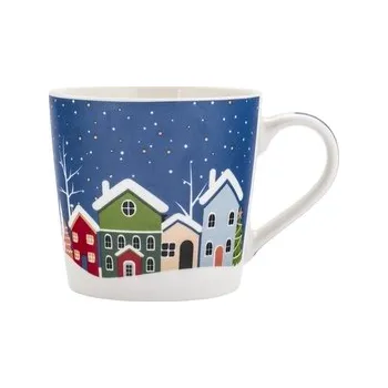 KUBEK STOŻEK NBC 390 ML DEK. DOMKI W ŚNIEGU