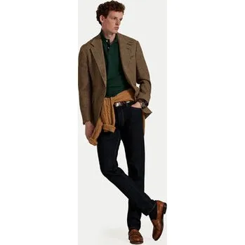 Pánská košile Polo Ralph Lauren Polokošile 710536856489 Zelená Regular Fit XXL